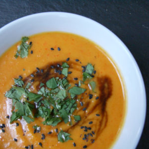 Sweet Potato And Red Pepper Soup